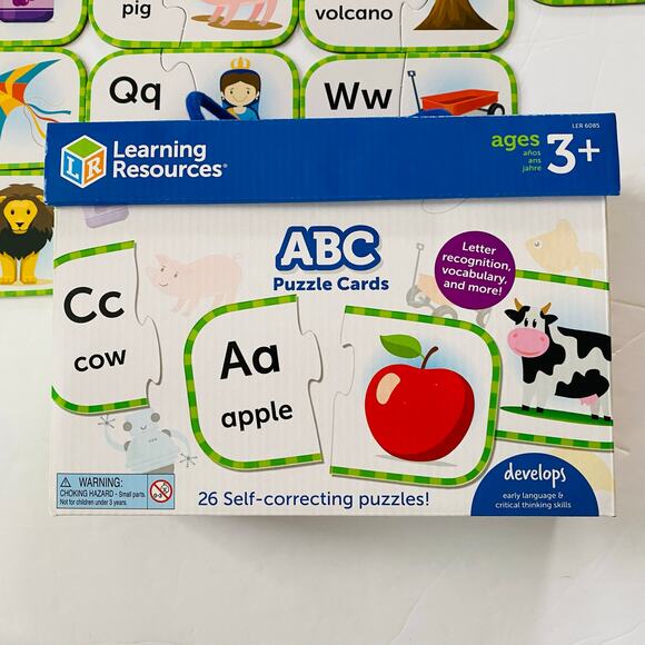Learning Resources | ABC Puzzle Cards EUC - Picture 2 of 9